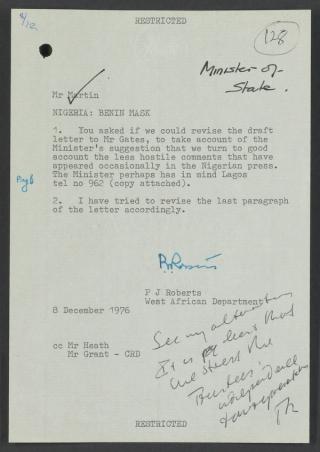 An archival document representing a Files  of 1 page(s)