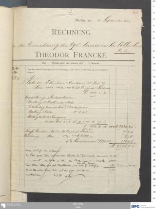 An archival document representing a Correspondence of 2 page(s)