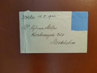 An archival document representing a Correspondence of 2 page(s)